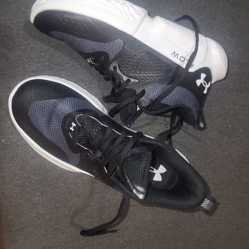 Under Armour Black and White Athletic Sneakers - Picture 8 of 8